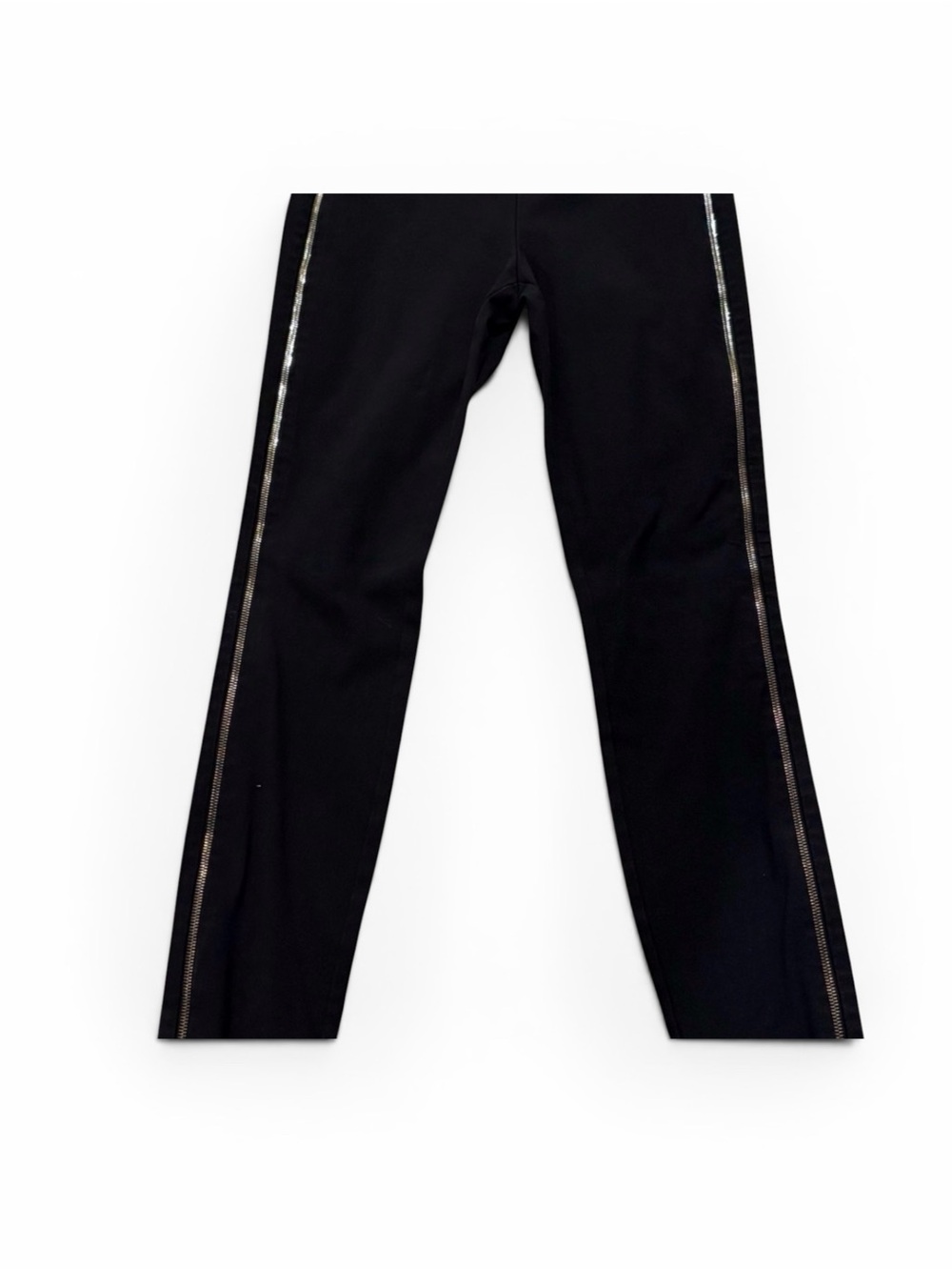 Rag & Bone Black Leggings with Metallic Accents